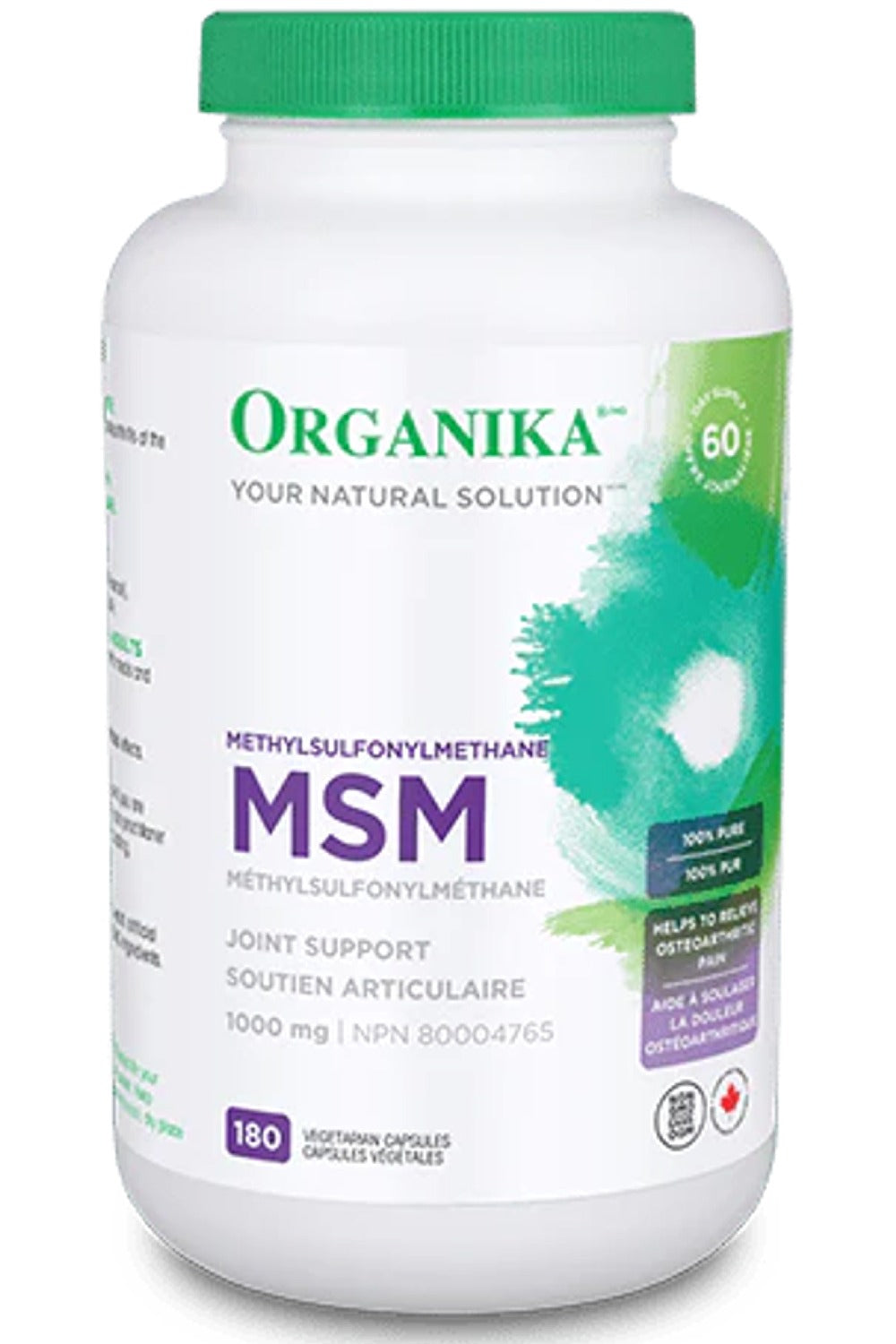 ORGANIKA MSM (1000 mg - 180 vcaps)
