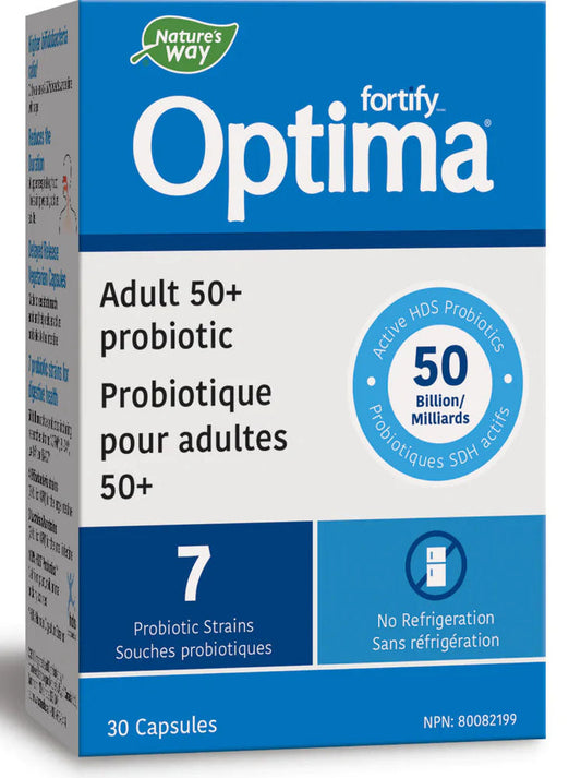 NATURE'S WAY Fortify Optima 50+ 50 Billion (30 veg caps)