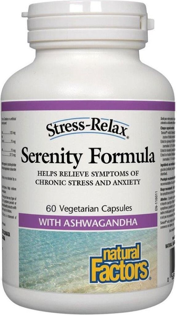 NATURAL FACTORS STRESS RELAX Serenity Formula (60 v-caps)