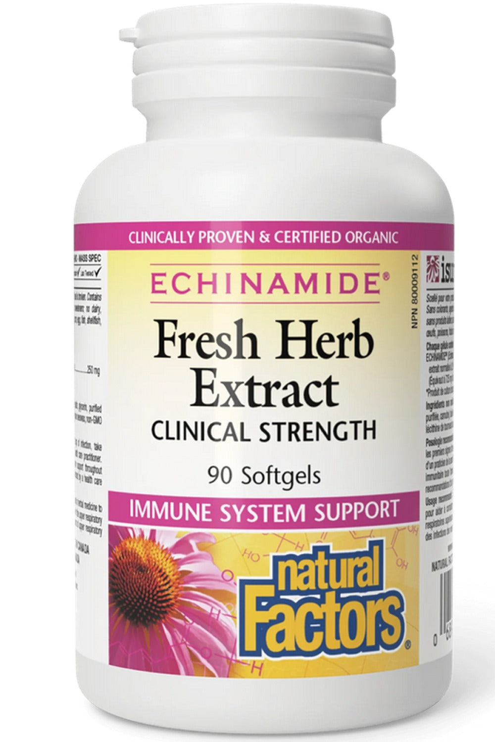 NATURAL FACTORS Echinamide Fresh Herb Extract  (90 sgels)