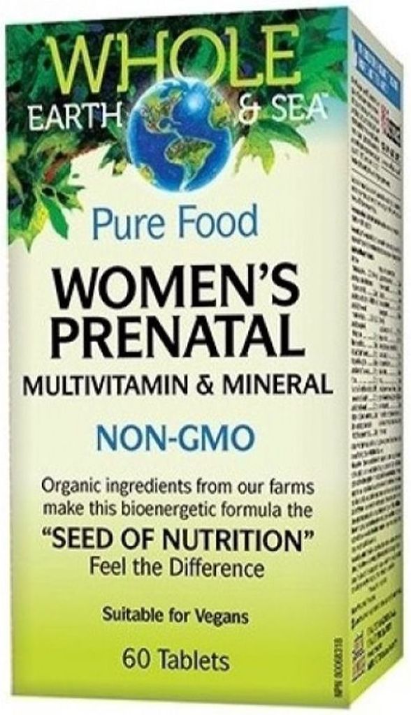 WHOLE EARTH & SEA Prenatal Multi (60 tabs)