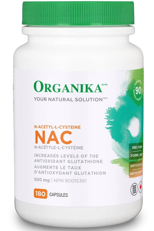 ORGANIKA NAC (N-Acetyl-L-Cysteine - 500 mg - 180 caps)