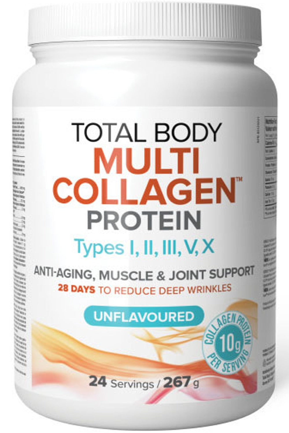 NATURAL FACTORS Total Body Multi Collagen (Unflavoured - 267 gr)