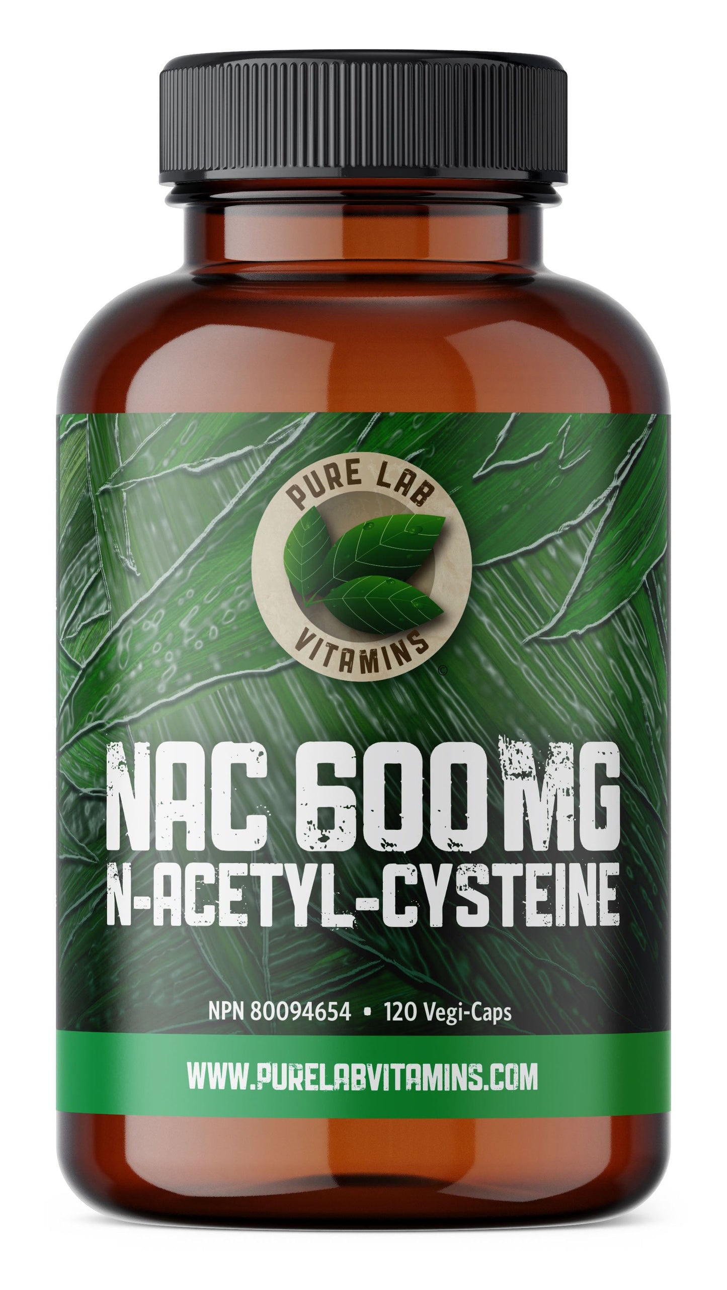 PURE LAB NAC 600MG (120 veg caps)