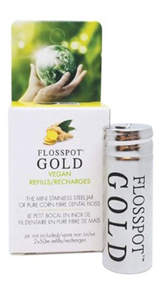 KMH TOUCHES Flosspot GOLD vegan floss refill