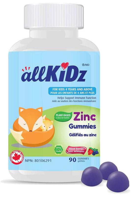 ALLKIDZ NATURALS Zinc (90 Gummies)