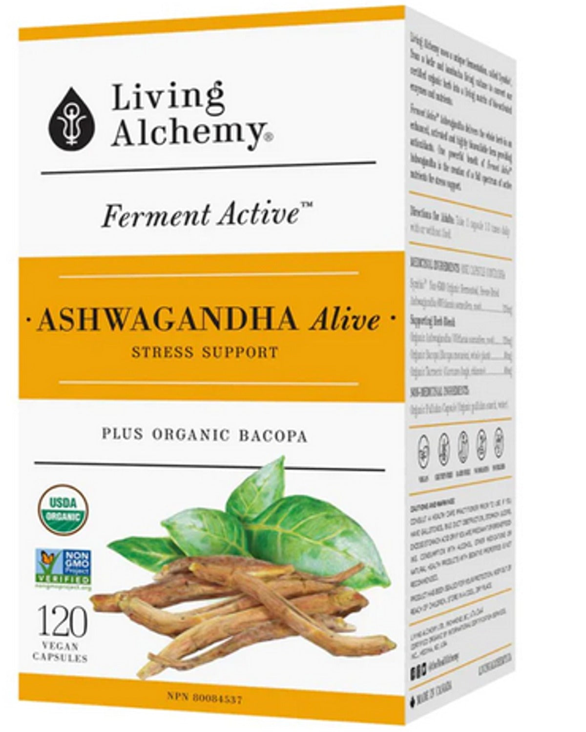 LIVING ALCHEMY Ashwagandha (120 Caps)