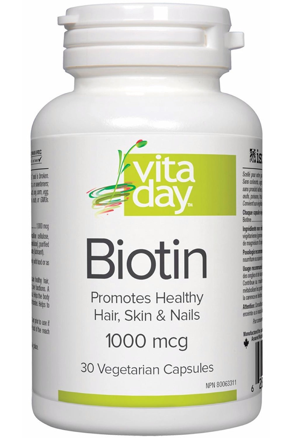 VITADAY Biotin (1000 mcg - 30 vcaps)