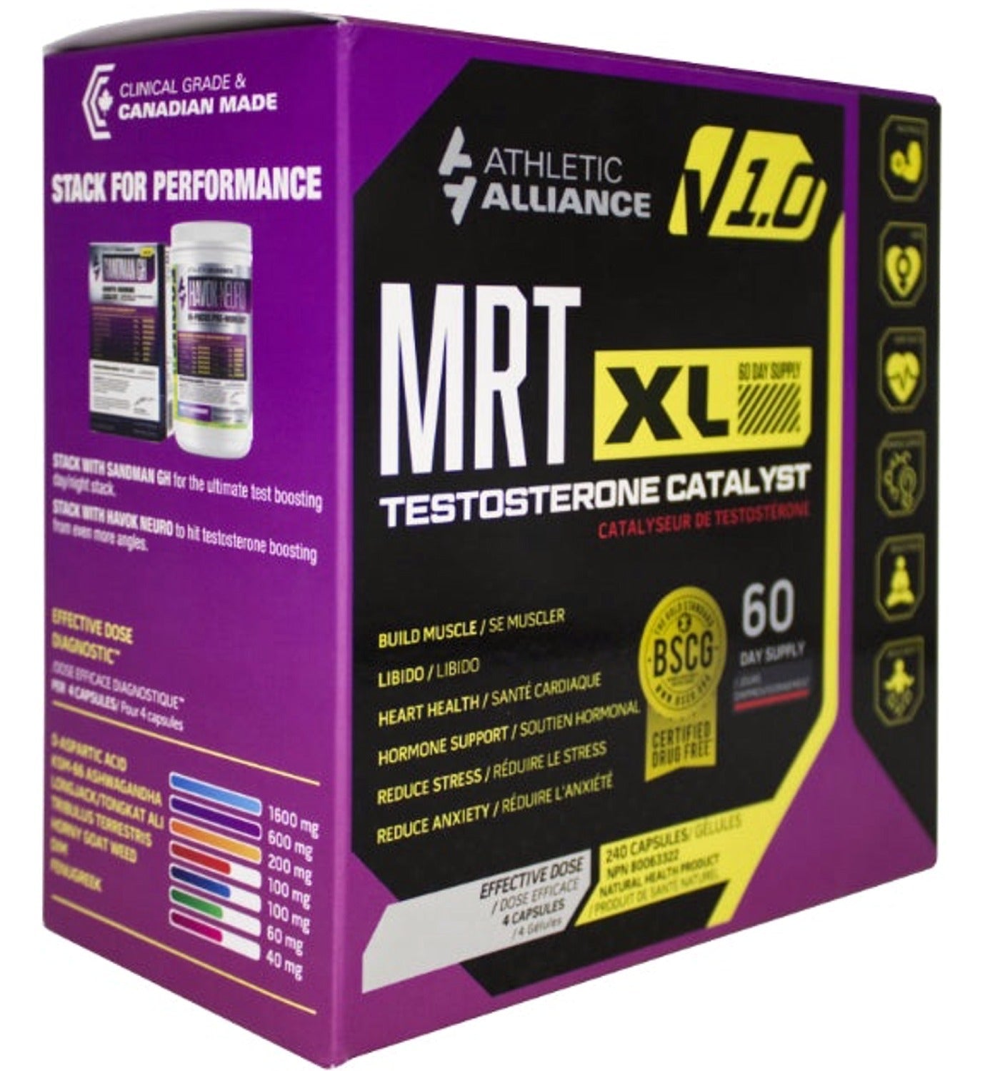 ATHLETIC ALLIANCE MRT XL Testosterone Catalyst (240 caps)