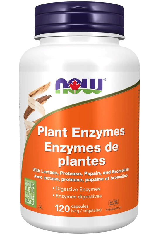 NOW Plant Enzymes (120 Veg Capsules)