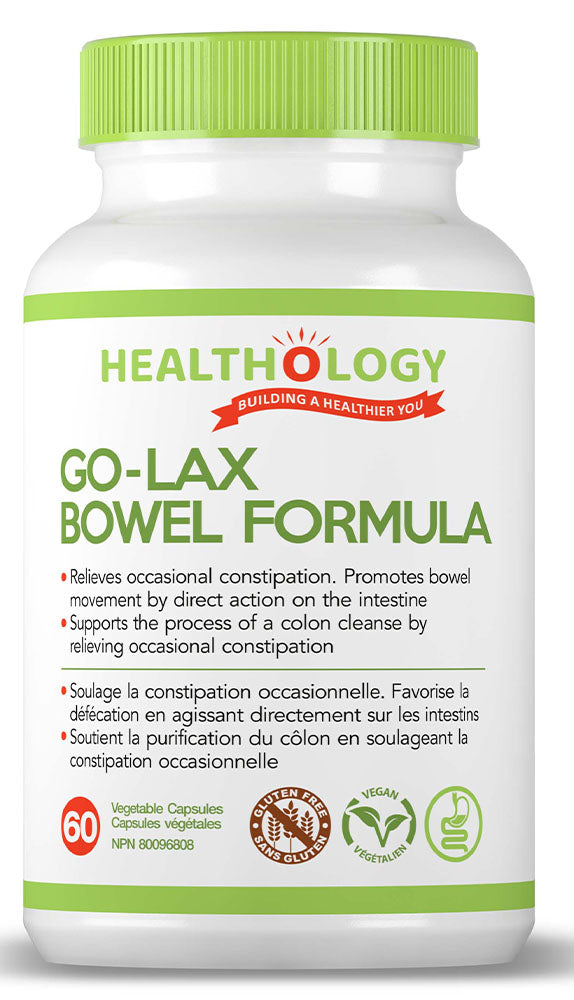 HEALTHOLOGY Go Lax Bowel Formula (60 veg caps)