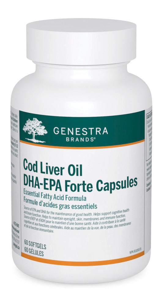 GENESTRA Cod Liver Oil DHA EPA Forte (60 sgels)