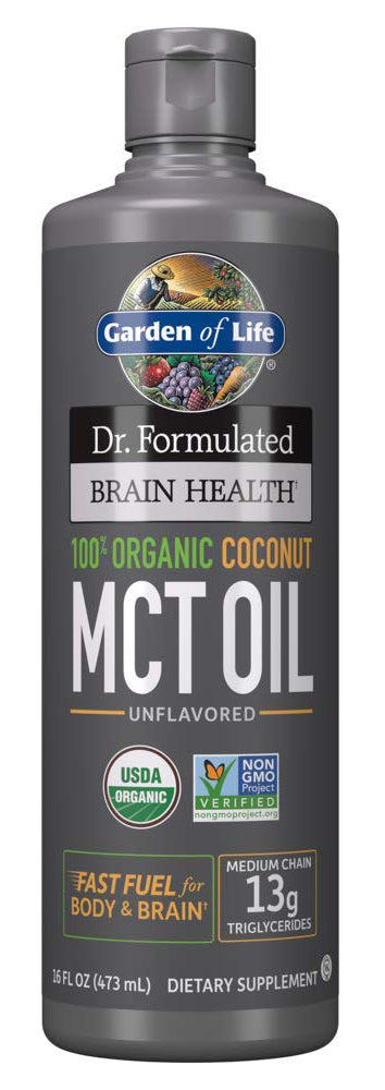 DR FORMULATED Organic Coconut MCT Oil (473 ml)